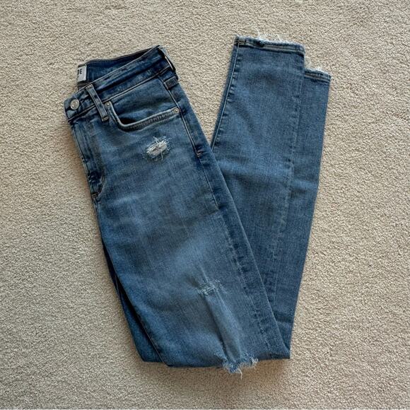 Agolde Skinny Denim Jeans Size 27 - Picture 5 of 7